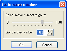Go to Move number dialog